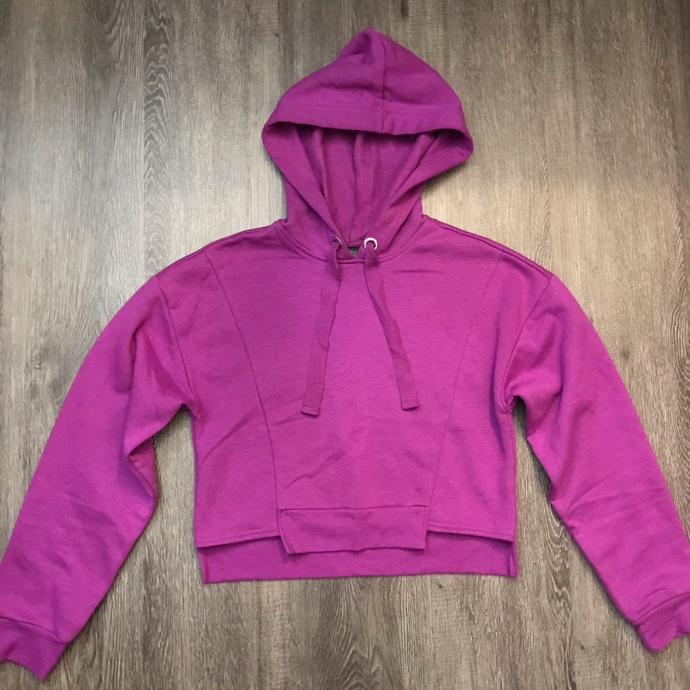 Cropped Pullover Hoodie
